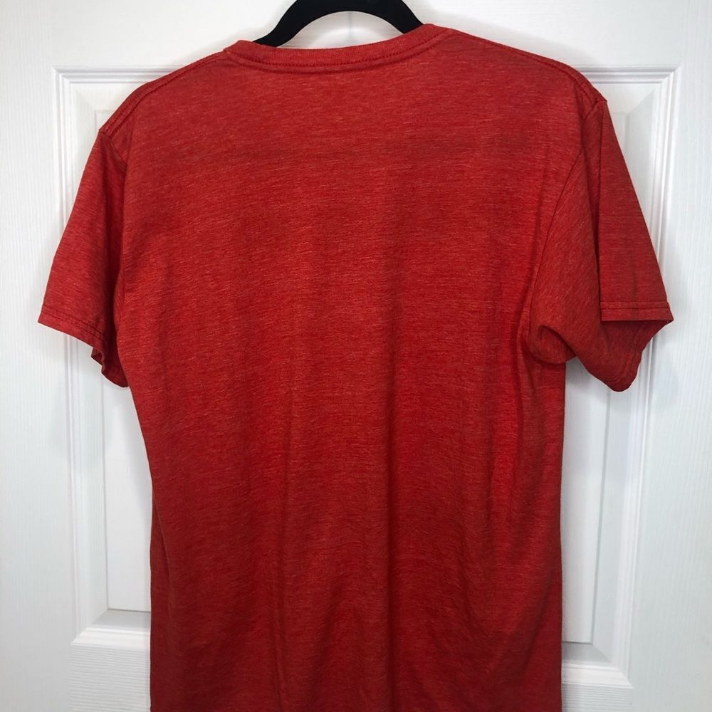 RUN DMC red shirt sleeve tee shirt, size medium - Picture 5 of 7